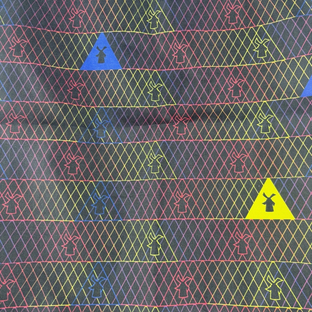 Dutch Bros Colorful Geometric Design Drawstring Backpack - Picture 6 of 8